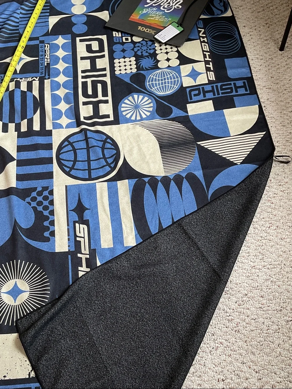 Phish 2026 100x package gift Las Vegas quick dry Beach Towel & luggage tag & bag